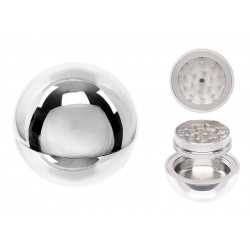 Młynek metalowy Ball silver