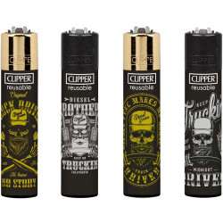 Zapalniczka Clipper Driving Skulls