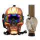 Bongo Maska Flame Skull