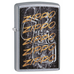 Zippo Gray Napisy Zippo