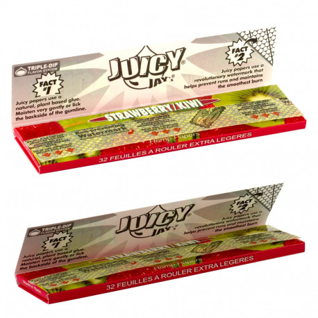 Bibułki Bletki Juicy Jay's KS Slim Truskawka-Kiwi