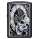 Zippo Skull Clock