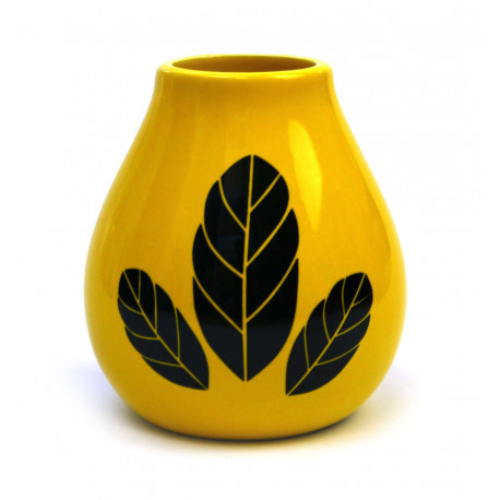 Matero ceramiczne Luka Hoja Yellow