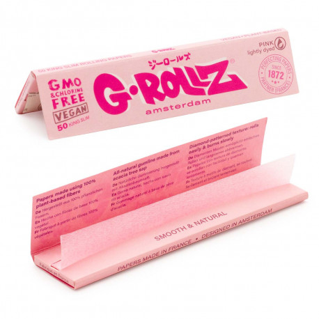 Bibułki G-Rollz Dyed Pink