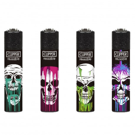 Zapalniczka Clipper Mikro Wild Skulls 2