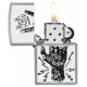 Zippo Rock Hand Design