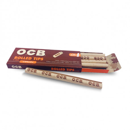 Filtry OCB Virgin Brown Pre Rolled Tips Skręcone