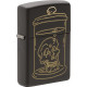 Zippo Black Matte Skull