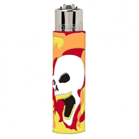 Zapalniczka Clipper Pop Covers Devil Skulls B