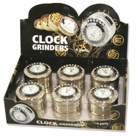 Młynek Grinder metalowy Zegarek 4 częściowy