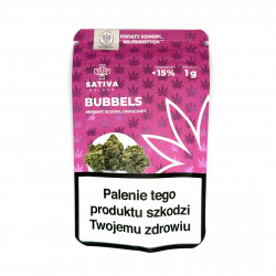 Susz Kwiaty konopie CBD Bubbels 1g