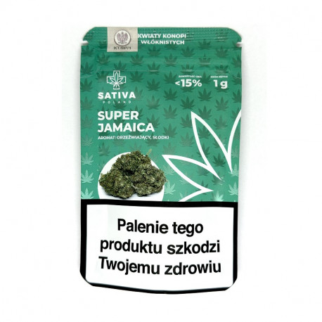 Susz Kwiaty konopie CBD Super Jamaica