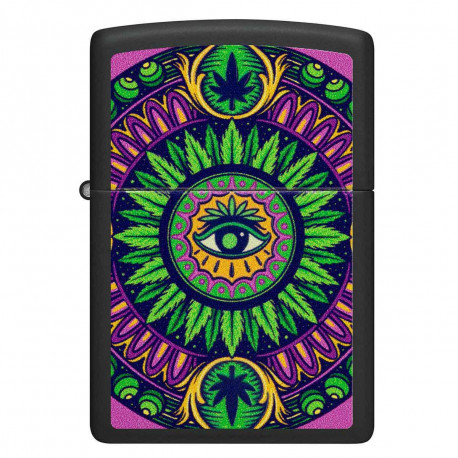 Zippo Cannabis Pattern