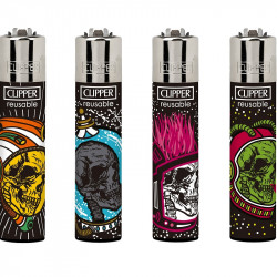 Zapalniczka Clipper Astro Skulls 2