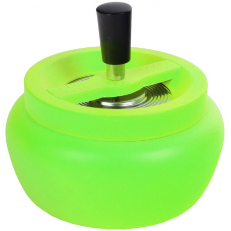 Popielniczka obrotowa DUŻA neon green 13cm