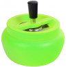 Popielniczka obrotowa DUŻA neon green 13cm