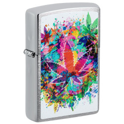 Zapalniczka Zippo benzynowa Colourful Cannabis