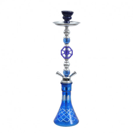 Shisha Jack 2 węże 57cm blue