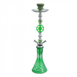 Shisha Jack 2 węże 57cm green