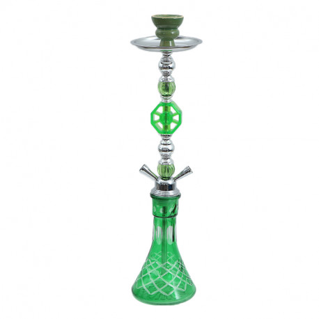 Shisha Jack 2 węże 57cm green