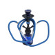 Shisha Jacob 2 węże 33cm blue