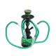 Shisha Jacob 2 węże 33cm green