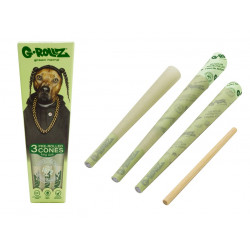 Bibułki Cones Pets Rock RAP - Organic Green Hemp