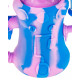 Bongo silikon Rakieta blue pink 23cm