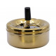 Popielniczka obrotowa 11cm gold