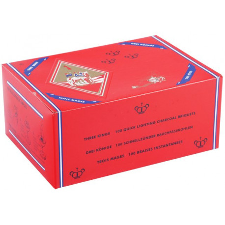 Węgielki 40mm Three Kings BOX 100szt