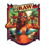 Naklejka Sticker RAW BRAZIL GIRL