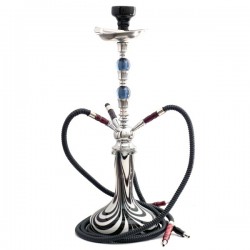 Shisha Oasis Bushra 54cm 3 węże czarna