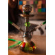 Shisha Pączek Rasta 2 węże 27cm