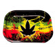 Tacka do skręcania metal Leaf Rasta 18 x 14cm