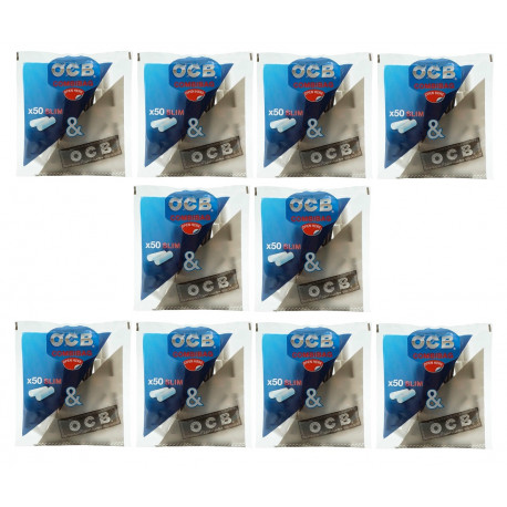 Filtry OCB fi6 Slim a`50 + Bibułki OCB No1