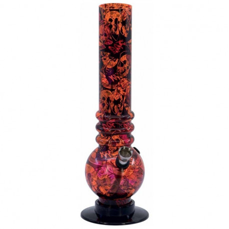 Bongo akryl Graffiti red 26cm