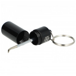 Pojemnik na tabakę metalowy Snow Caddy Oval Black