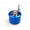 Młynek Grinder Crusher metalowy z korbką blue