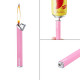 Zapalniczka Metal Pink Slim Mix