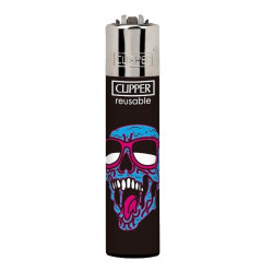 Zapalniczka Clipper Molten Skulls