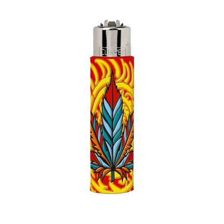 Zapalniczka Clipper Pop Covers Mix Leaves D