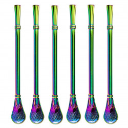 6 x Bombilla Elsa 17,5cm multikolor