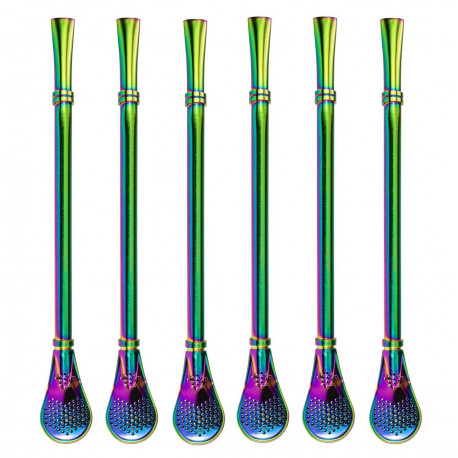 6 x Bombilla Elsa 17,5cm multikolor
