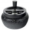 Popielniczka obrotowa duża 13cm black crackle