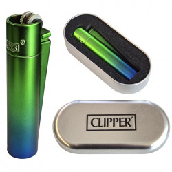 Zapalniczka Clipper Metal Peacock Box