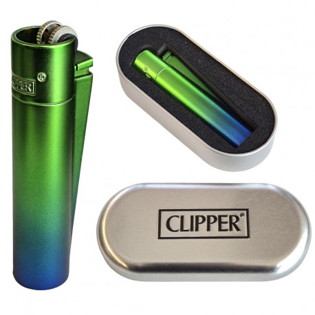 Zapalniczka Clipper Metal Peacock Box