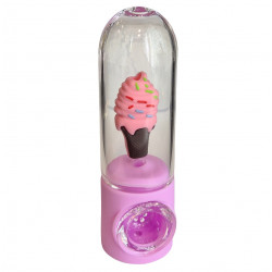 Lufka Silikon Szkło Ice Cream 10,5cm ze Sprzęgłem