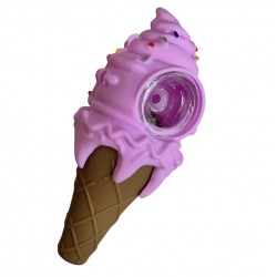 Lufka Silikon Ice Cream 11,5cm ze Sprzęgłem Mix kolor