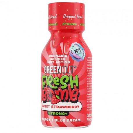 Shot Green Out Fresh Bomb Sweet Strawberry 100ml Strong