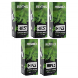 100 x Hipzz Karta aromatyzująca do papierosów Menthol mięta
